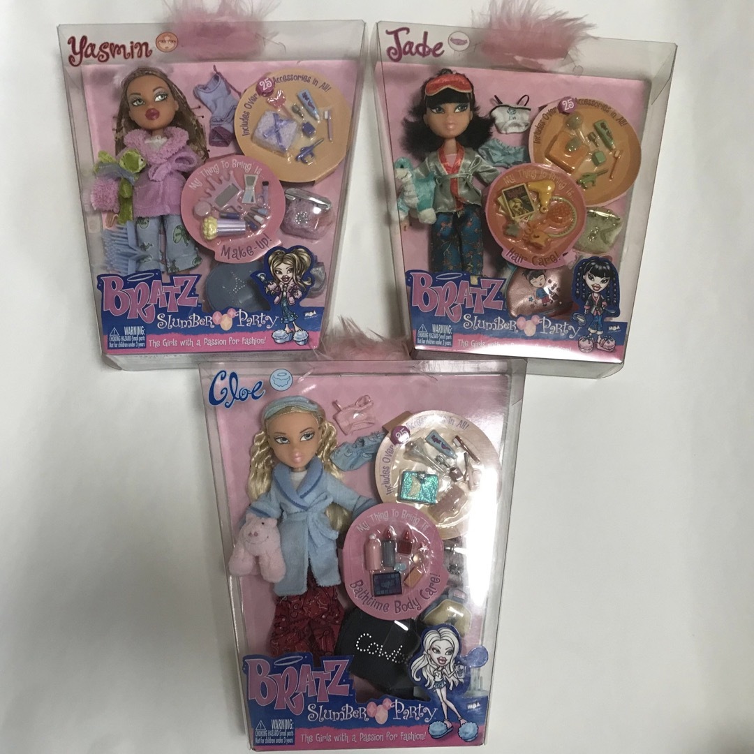 Takara Tomy(タカラトミー)の【専用】BRATZ  ブラッツ　スランバーパーティ3体　(タカラ) エンタメ/ホビーのコレクション(その他)の商品写真