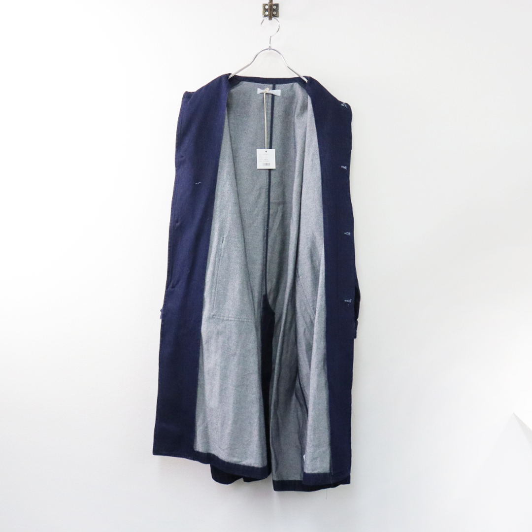 未使用品 2023SS SETTO セット 9oz DENIM COAT オープンエンドデニム コート F/インディゴブルー 藍染 カバーオール【2400013448857】