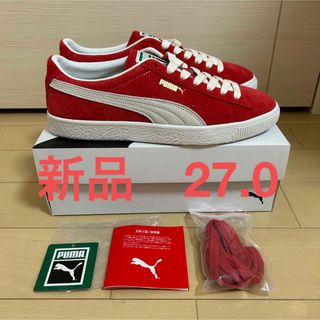 プーマ(PUMA)のPUMA SUEDE VTG RED(スニーカー)