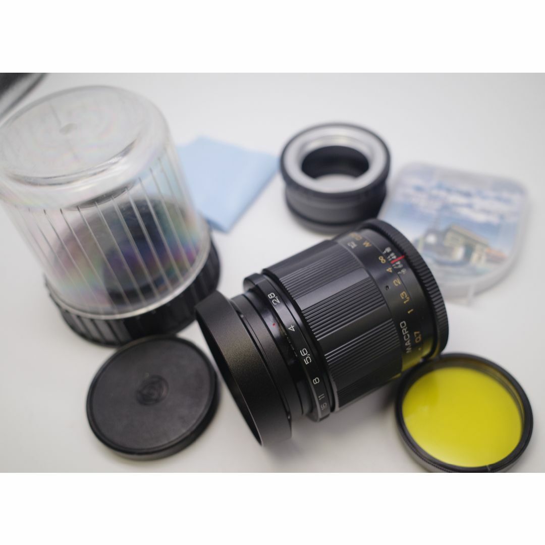 カメラ53　美品　星形ボケレンズ　MC VOLNA-9 50mm/f2.8アダプタ付