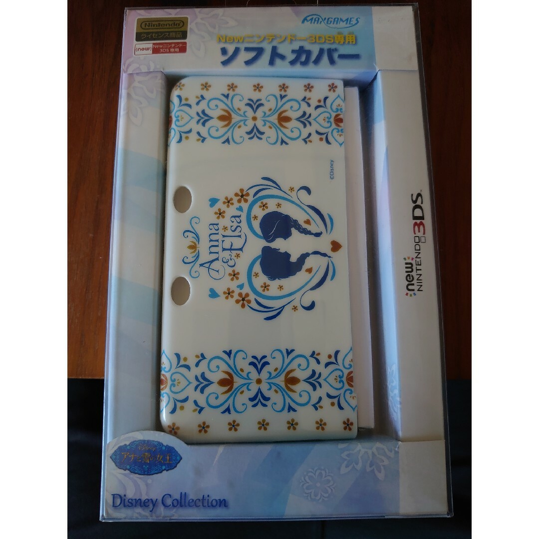 ニンテンドー3DS(ニンテンドー3DS)のアナと雪の女王 New3DS ソフトカバー エンタメ/ホビーのゲームソフト/ゲーム機本体(携帯用ゲーム機本体)の商品写真