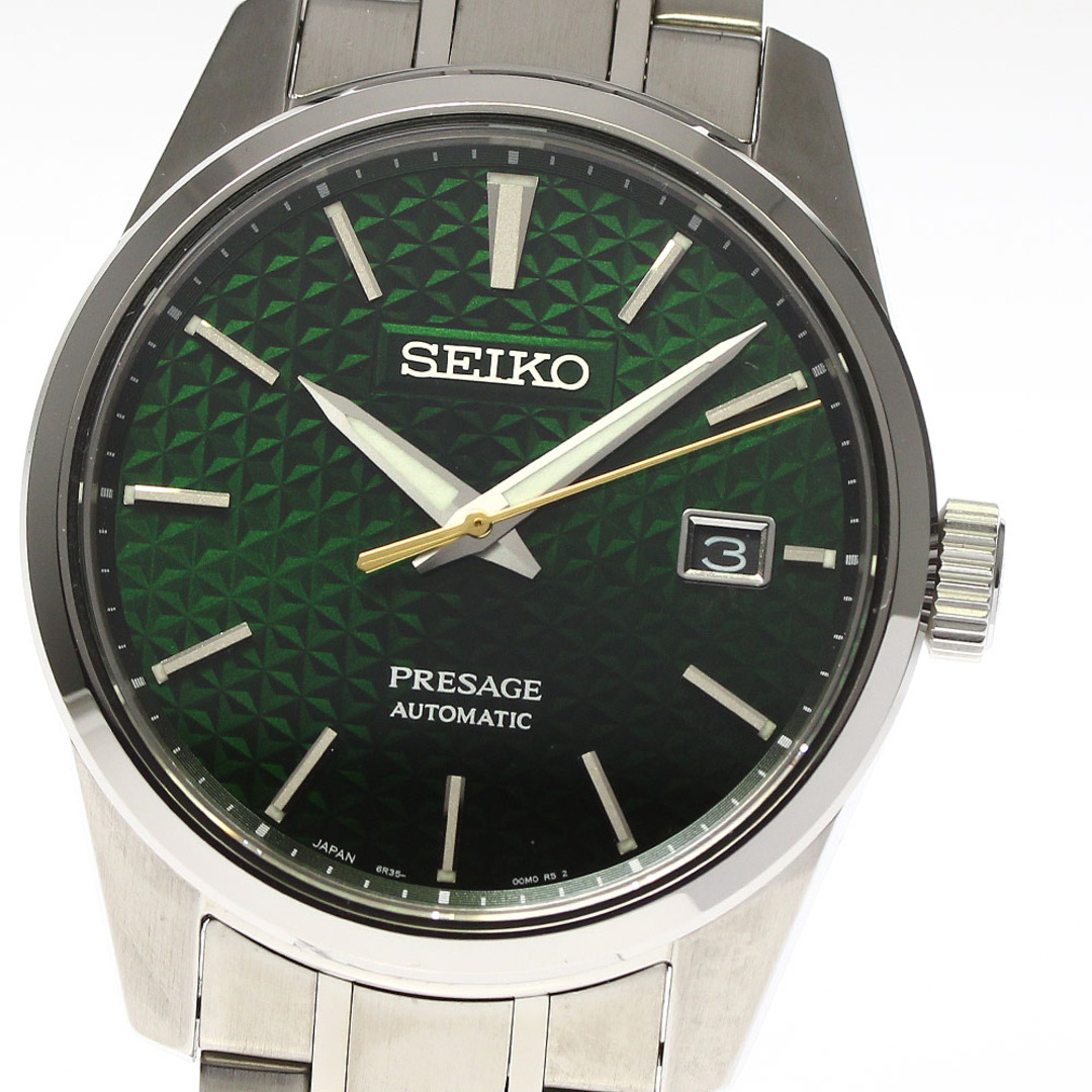 SEIKO(セイコー)のセイコー SEIKO SARX079 プレザージュ デイト 自動巻き メンズ 美品 箱・保証書付き_763108【ev10】 メンズの時計(腕時計(アナログ))の商品写真