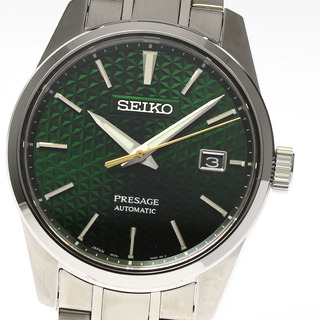 セイコー(SEIKO)のセイコー SEIKO SARX079 プレザージュ デイト 自動巻き メンズ 美品 箱・保証書付き_763108【ev10】(腕時計(アナログ))