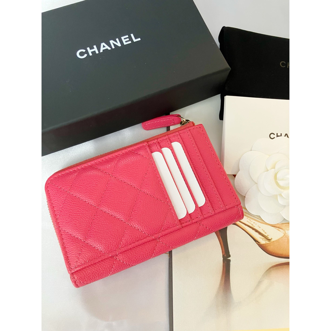 CHANEL♡ピンク フラグメントケース コインケース カードケース | mdh