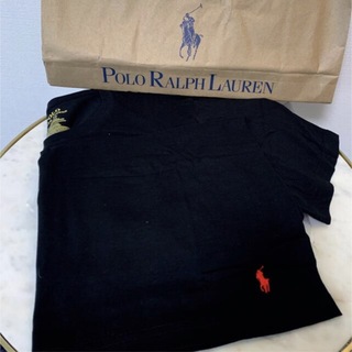 ポロラルフローレン(POLO RALPH LAUREN)の【新品未使用】POLOラルフローレン Tシャツブラック　M相当日本サイズ(Tシャツ/カットソー(半袖/袖なし))