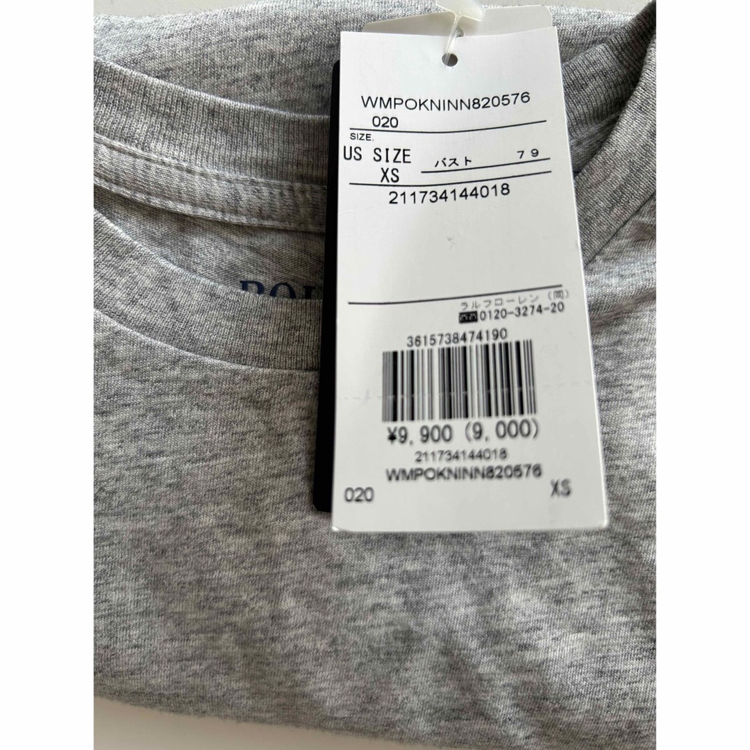 アウトレット ショップ ラルフローレン XS グレー Tシャツ