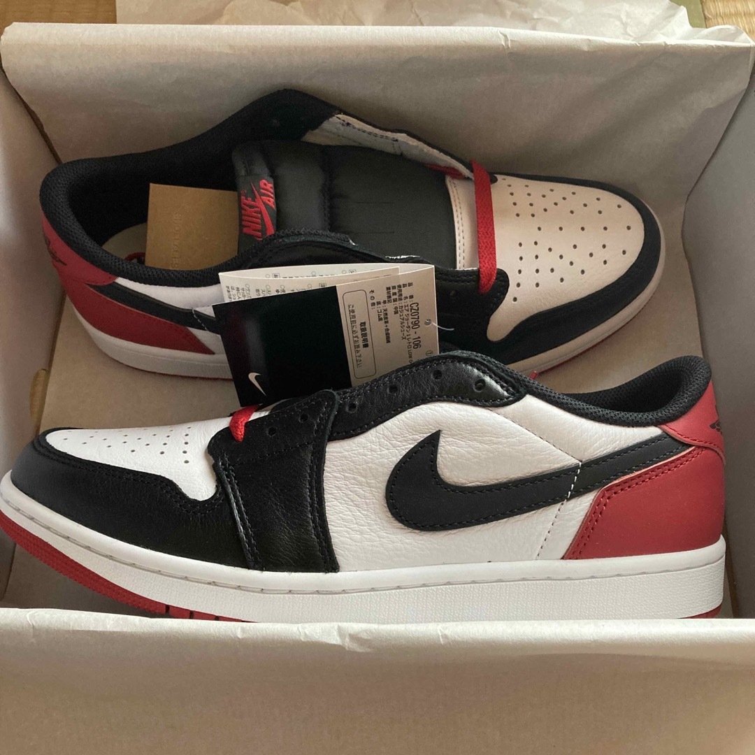 AIR JORDAN 1 RETRO LOW OG Black Toe 28