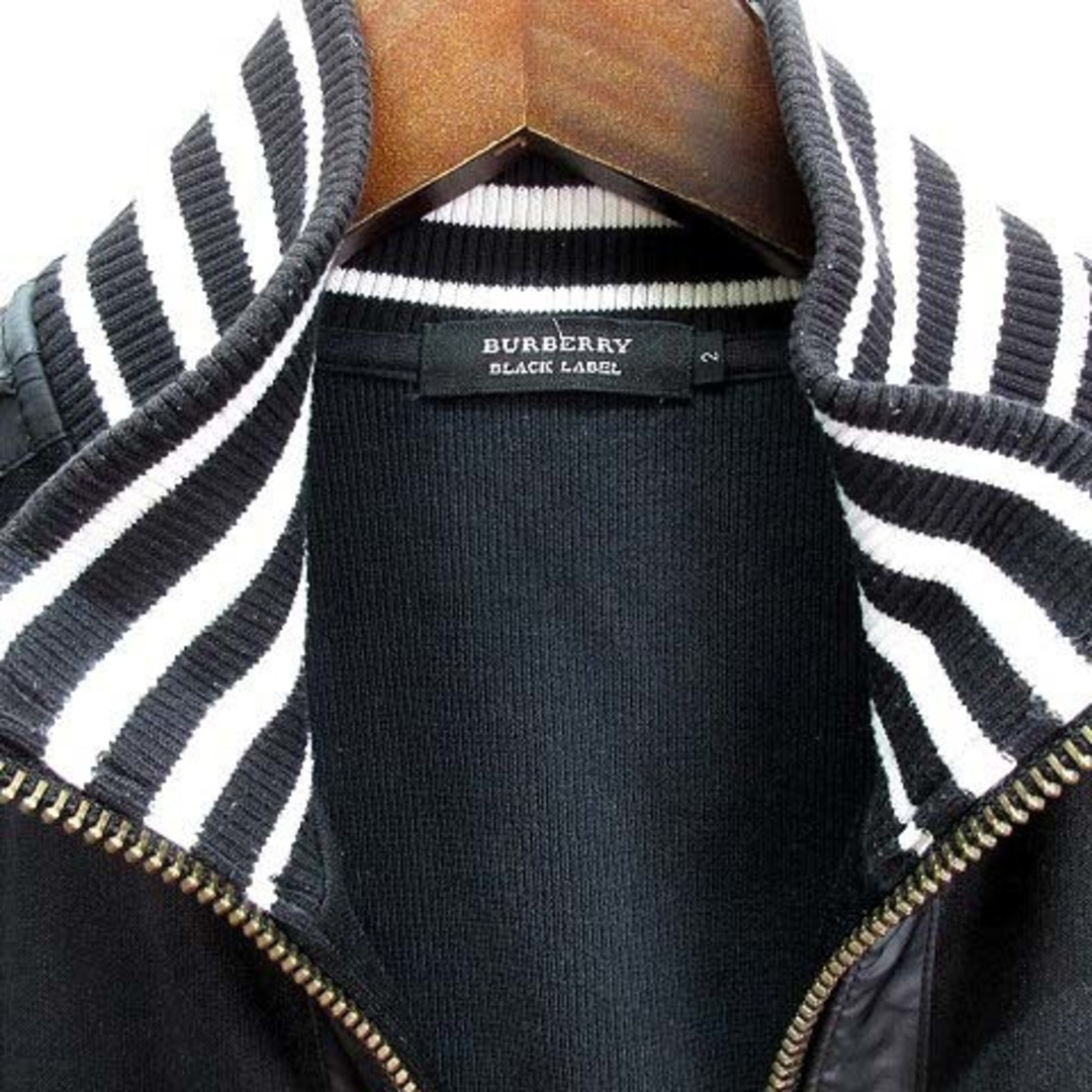 BURBERRY BLACK LABEL トラックジャケット 黒 2　A213