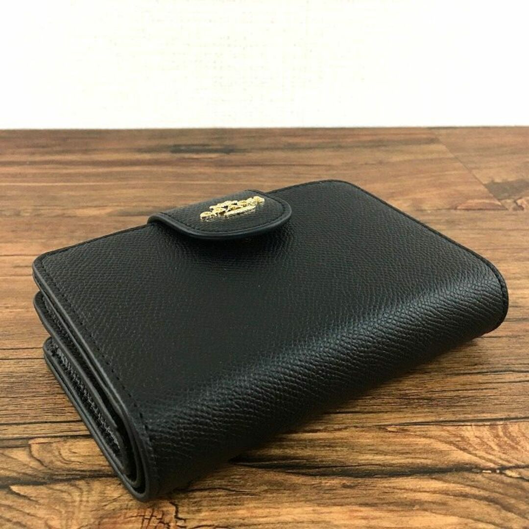 未使用品 COACH ミディアムウォレット ブラック 57