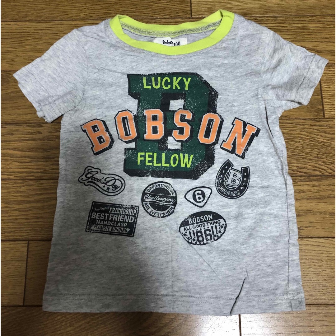 BOBSON(ボブソン)の【送料込み】 Bobson(ボブソン)半袖Tシャツ 100cm♪ キッズ/ベビー/マタニティのキッズ服男の子用(90cm~)(Tシャツ/カットソー)の商品写真