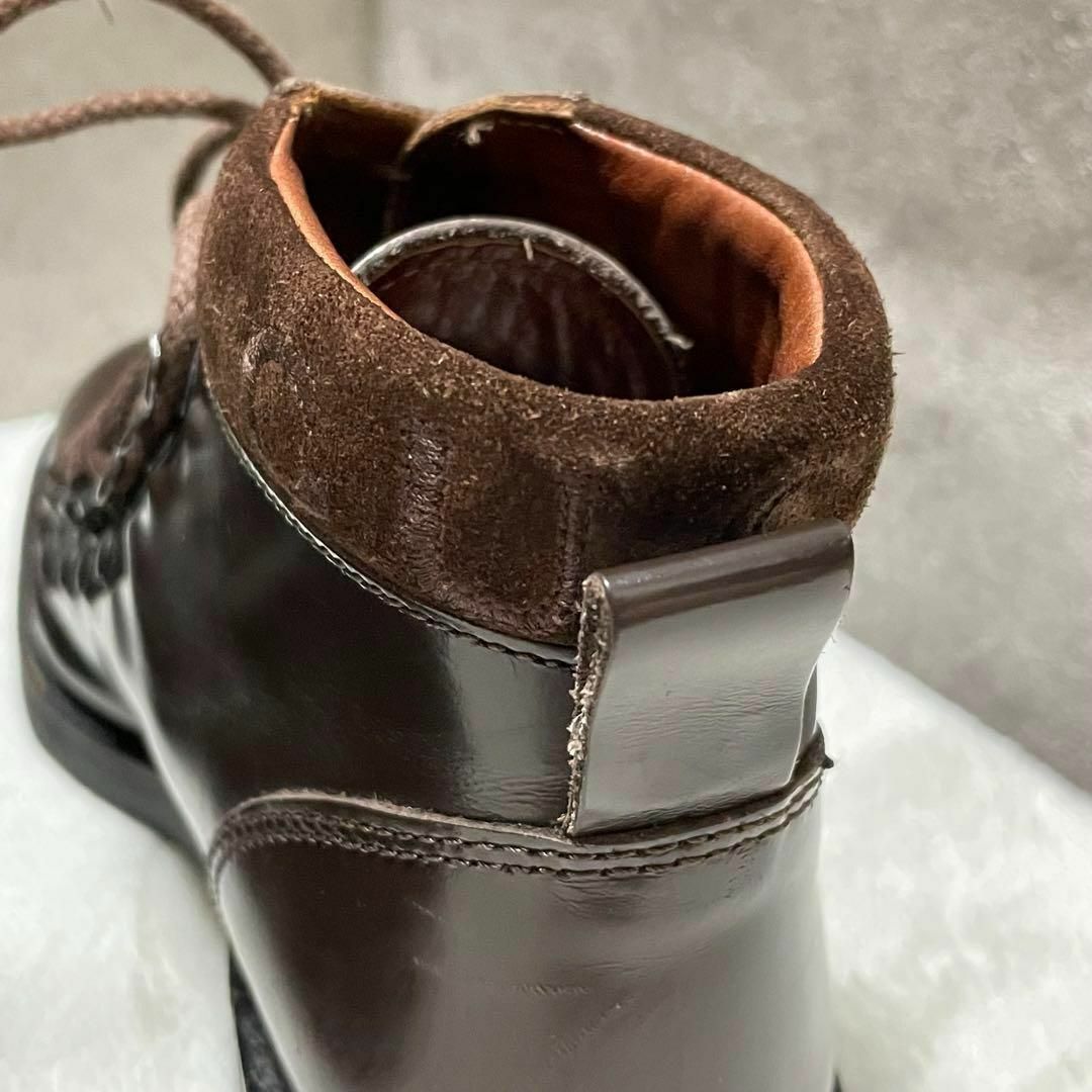 Gucci - 557 GUCCI ショートブーツ 革靴 ブラウン ロゴ 35Cの通販 by