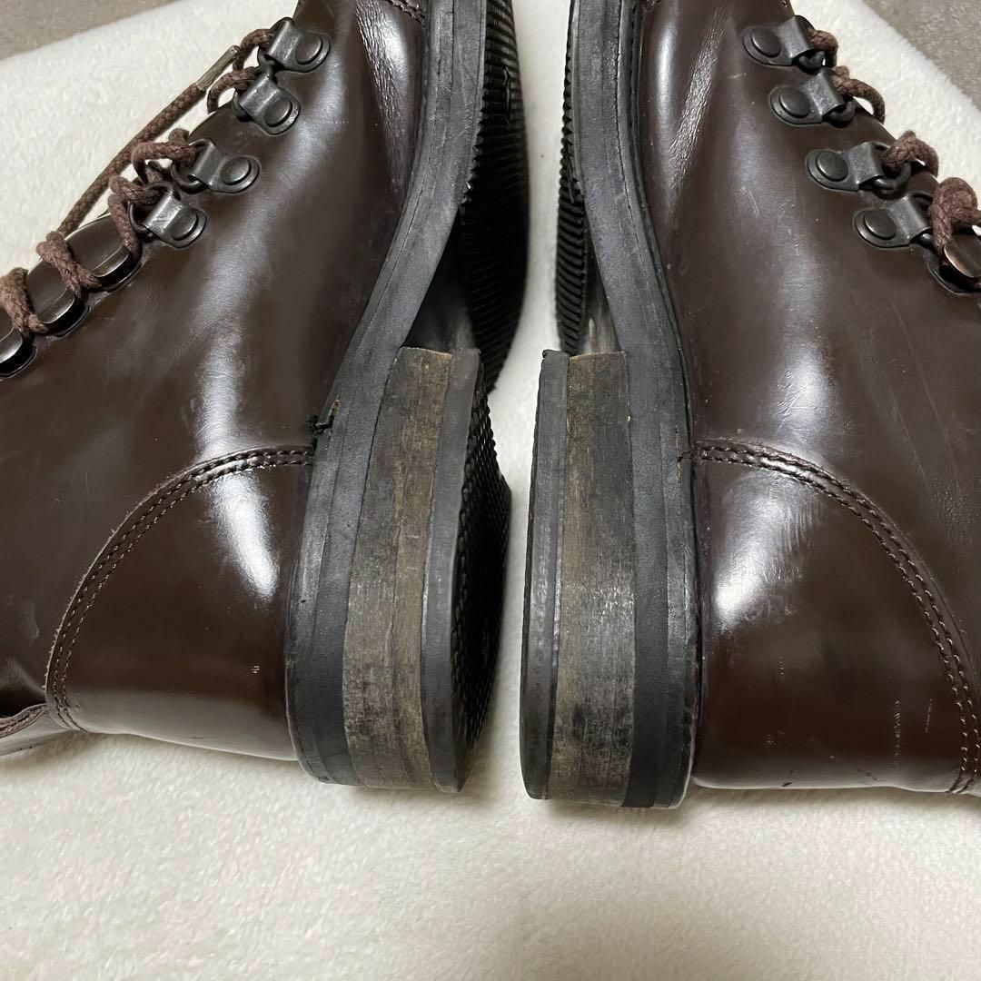 Gucci - 557 GUCCI ショートブーツ 革靴 ブラウン ロゴ 35Cの通販 by