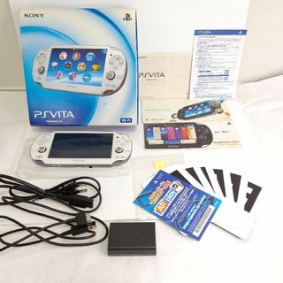 プレイステーションヴィータ(PlayStation Vita)のPlayStationVita クリスタルホワイト PCH1000 Wi-Fi(携帯用ゲーム機本体)