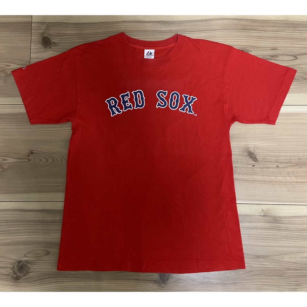 【未使用】松坂大輔　Tシャツ レッドソックス　RED SOX 18番 MLB L