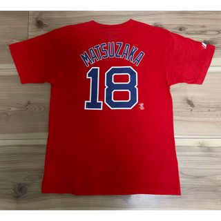 マジェスティック(Majestic)のMLB レッドソックス #18 松坂大輔 選手 ユニフォームTシャツ(応援グッズ)