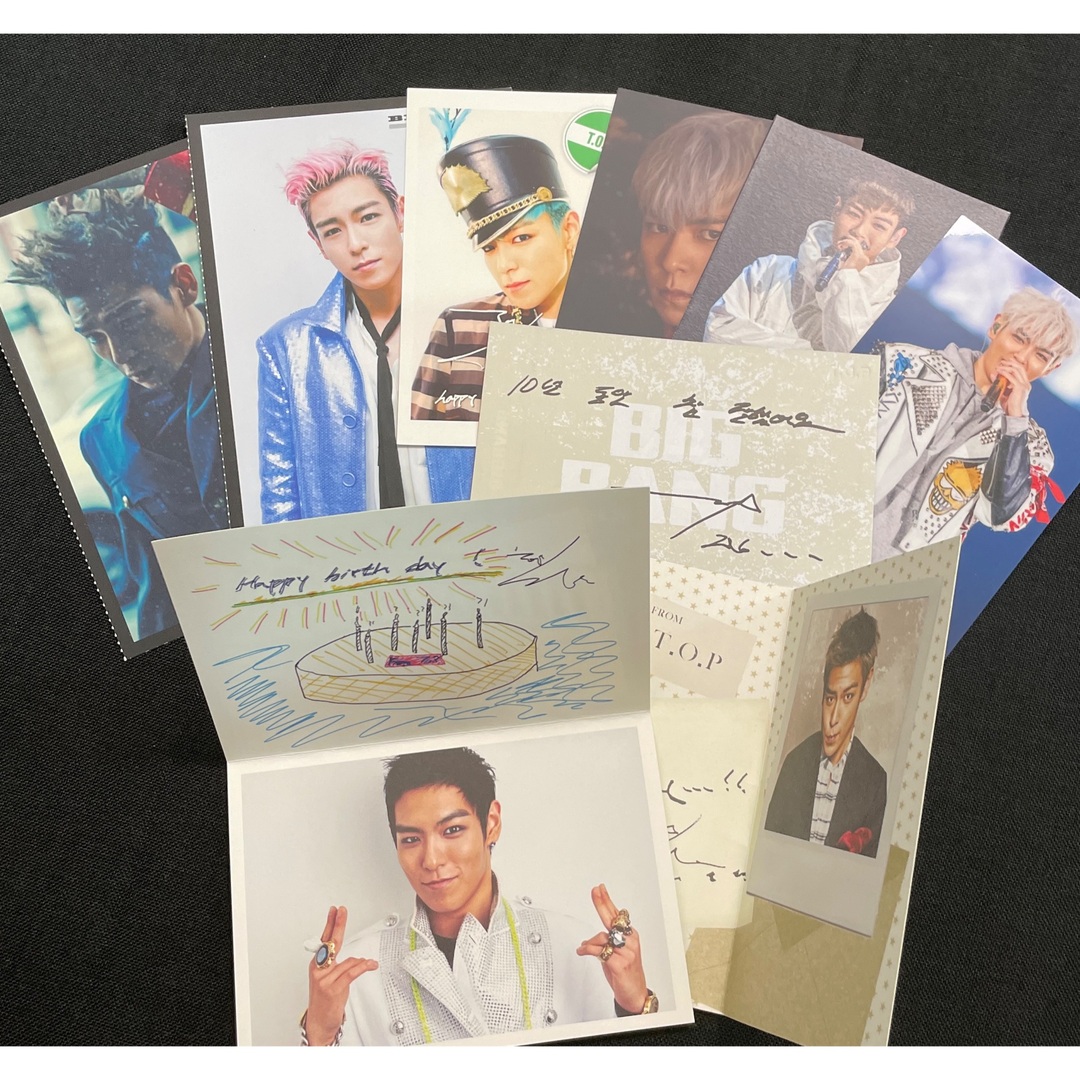 BIGBANG(ビッグバン)のBIGBANG T.O.P タプ　FC カード　ソロ エンタメ/ホビーのタレントグッズ(ミュージシャン)の商品写真