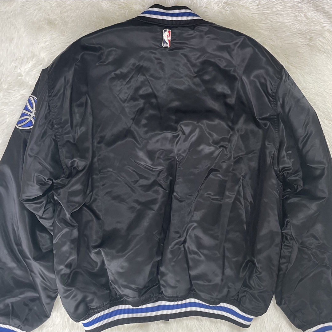 NBA majestic マジック　ブラック　ブルゾン　スタジャン　XXL 4