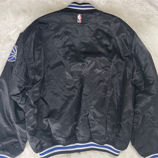 NBA majestic マジック ブラック ブルゾン スタジャン XXL-