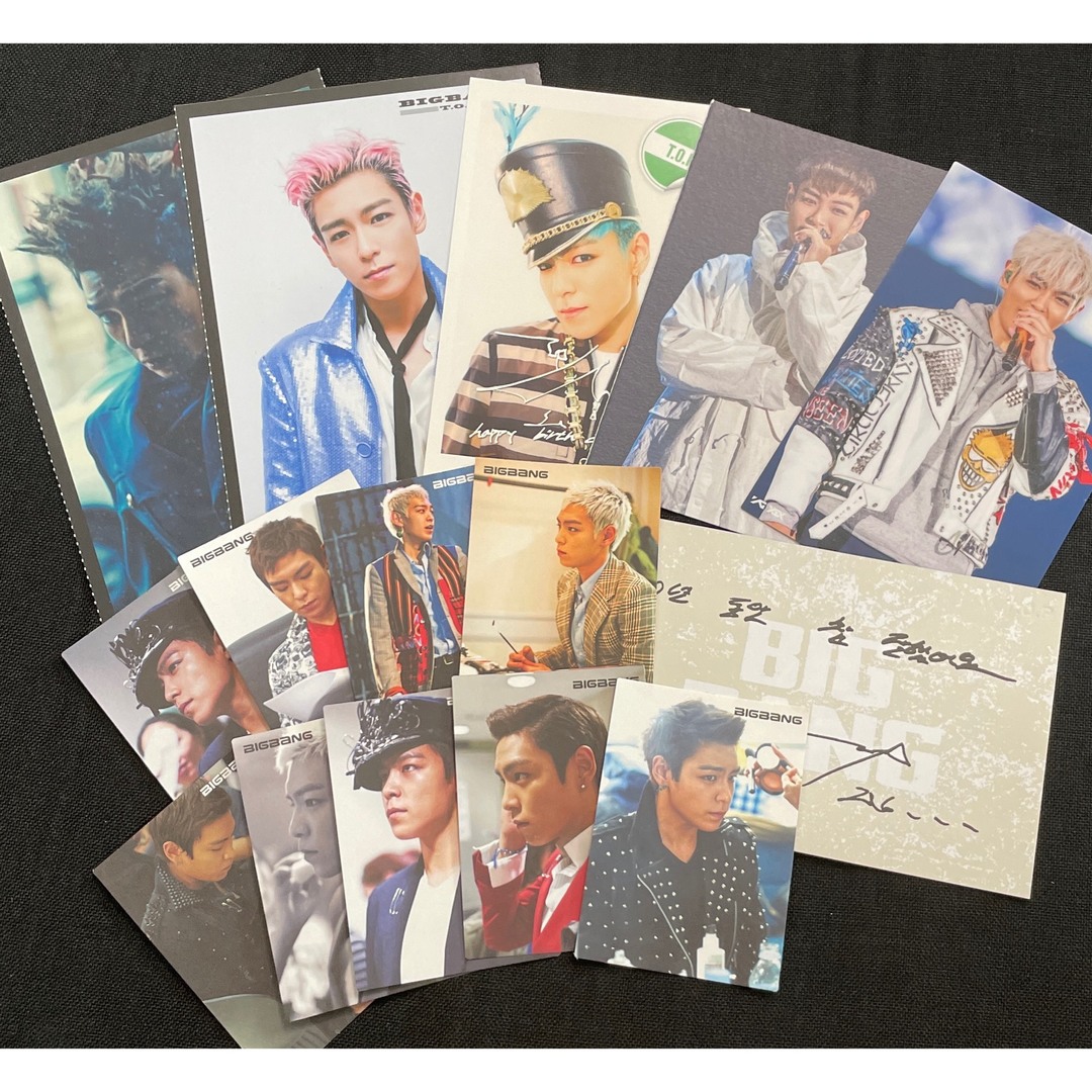 BIGBANG(ビッグバン)のBIGBANG T.O.P タプ　FC カード　MEMO エンタメ/ホビーのタレントグッズ(ミュージシャン)の商品写真