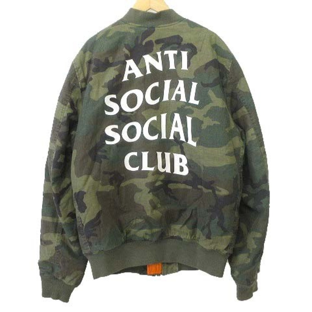 アルファ× Anti Social Social Club MA-1 □GY09 - フライトジャケット