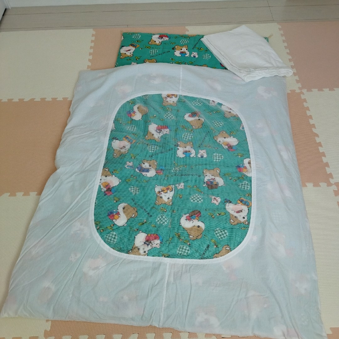 ベビー布団セット(カバー付き) キッズ/ベビー/マタニティの寝具/家具(ベビー布団)の商品写真