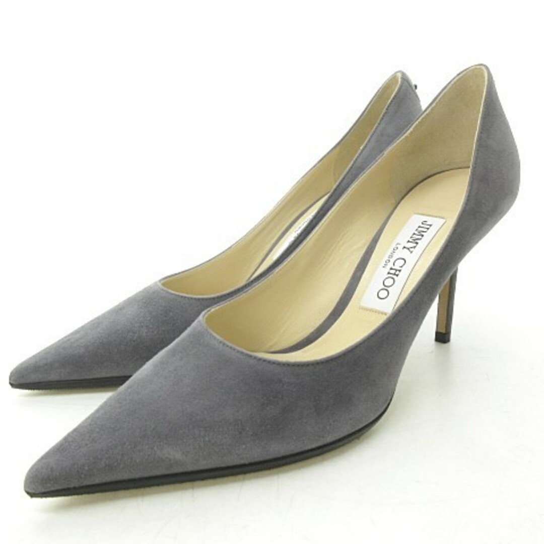 ジミーチュウ JIMMY CHOO スエードパンプス 約23~23.5cm ロゴ