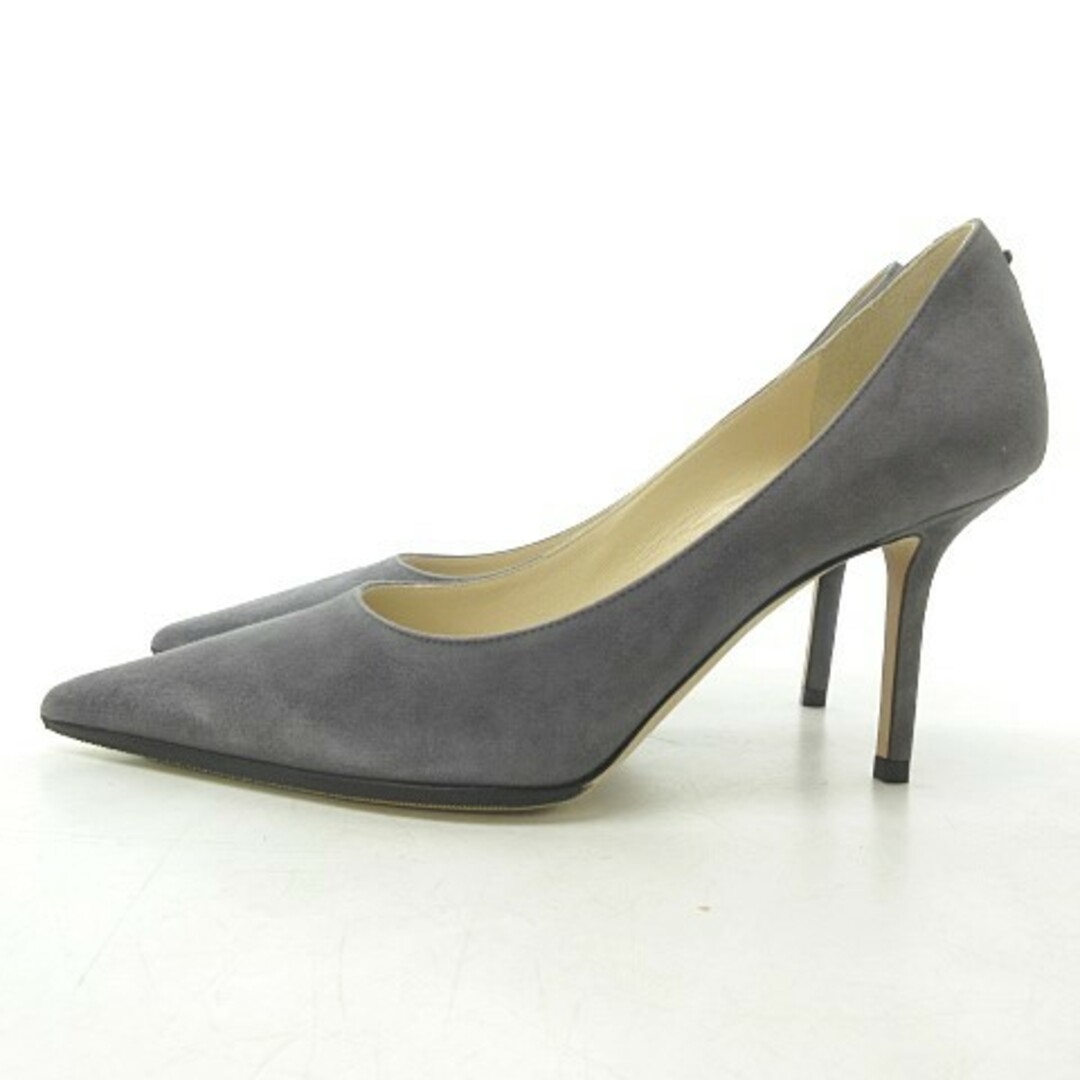 ジミーチュウ JIMMY CHOO スエードパンプス 約23~23.5cm ロゴ
