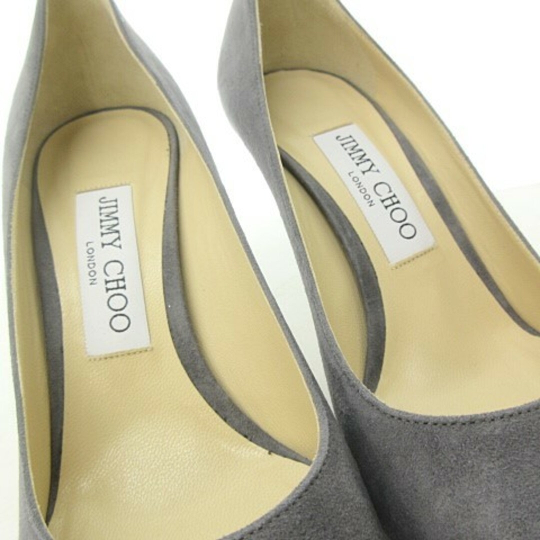 ジミーチュウ JIMMY CHOO スエードパンプス 約23~23.5cm ロゴ