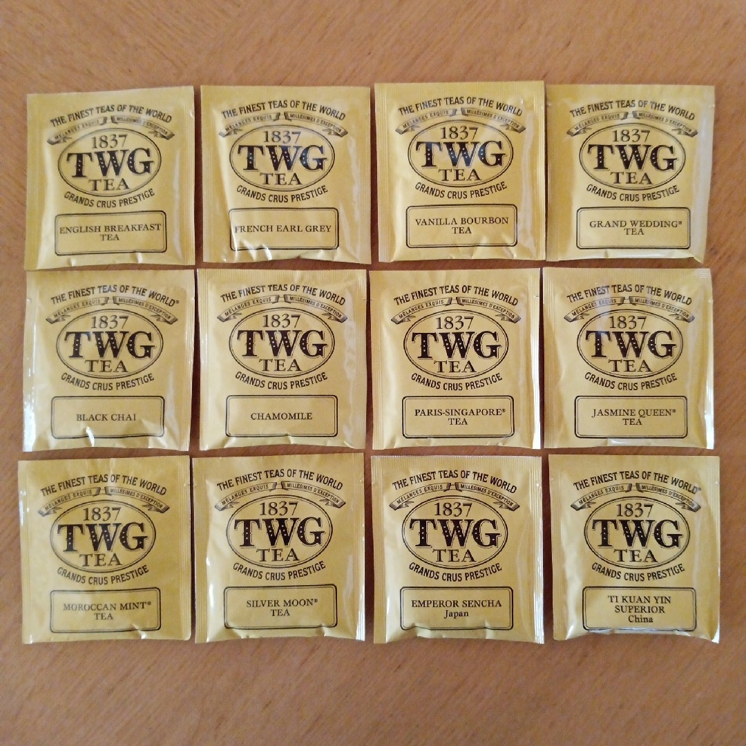 TWG コットンティーバッグ 12種類 飲み比べセット 世界最高級茶葉 食品/飲料/酒の飲料(茶)の商品写真