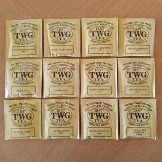 TWG コットンティーバッグ 12種類 飲み比べセット 世界最高級茶葉(茶)