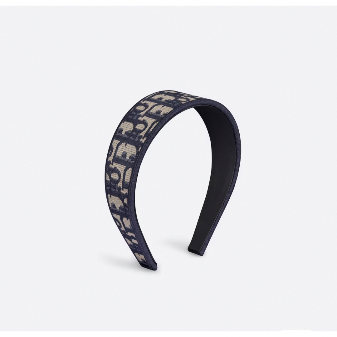 新作 新品 DIOR BAND ヘッドバンド カチューシャ オブリーク ネイビーdior