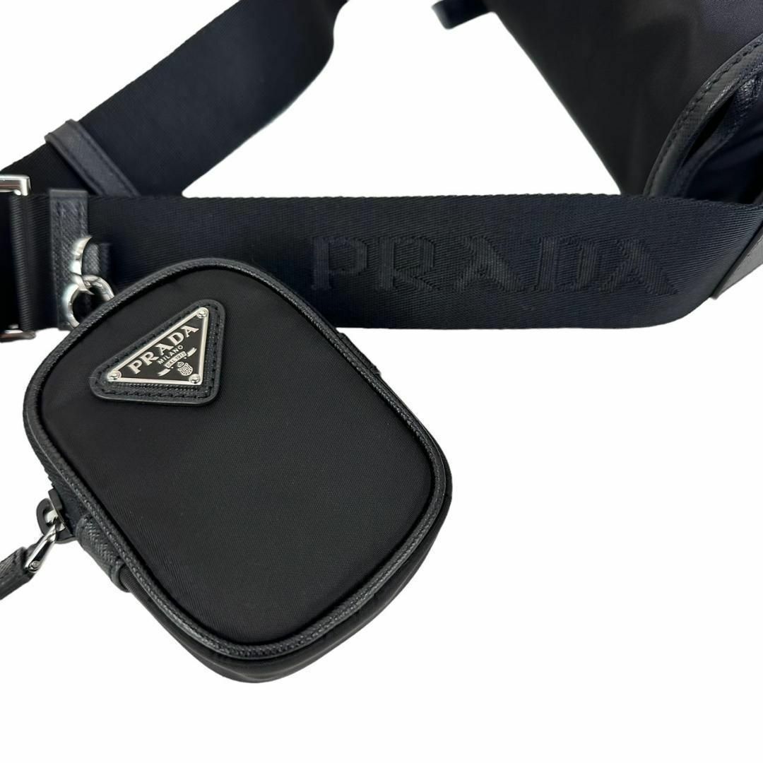 PRADA - 26万 現行品☆極美品☆プラダ ショルダーバッグ 三角ロゴ ...