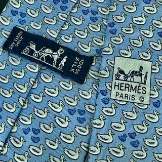 Hermes - ☆美品☆エルメス アニマル柄 あひる 親子 ネクタイ 最高級 ...