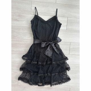 ベッツィジョンソン(BETSEY JOHNSON)のベッツィジョンソンBetseyJhonsonレース　ワンピース　ヴィンテージ(ミニワンピース)