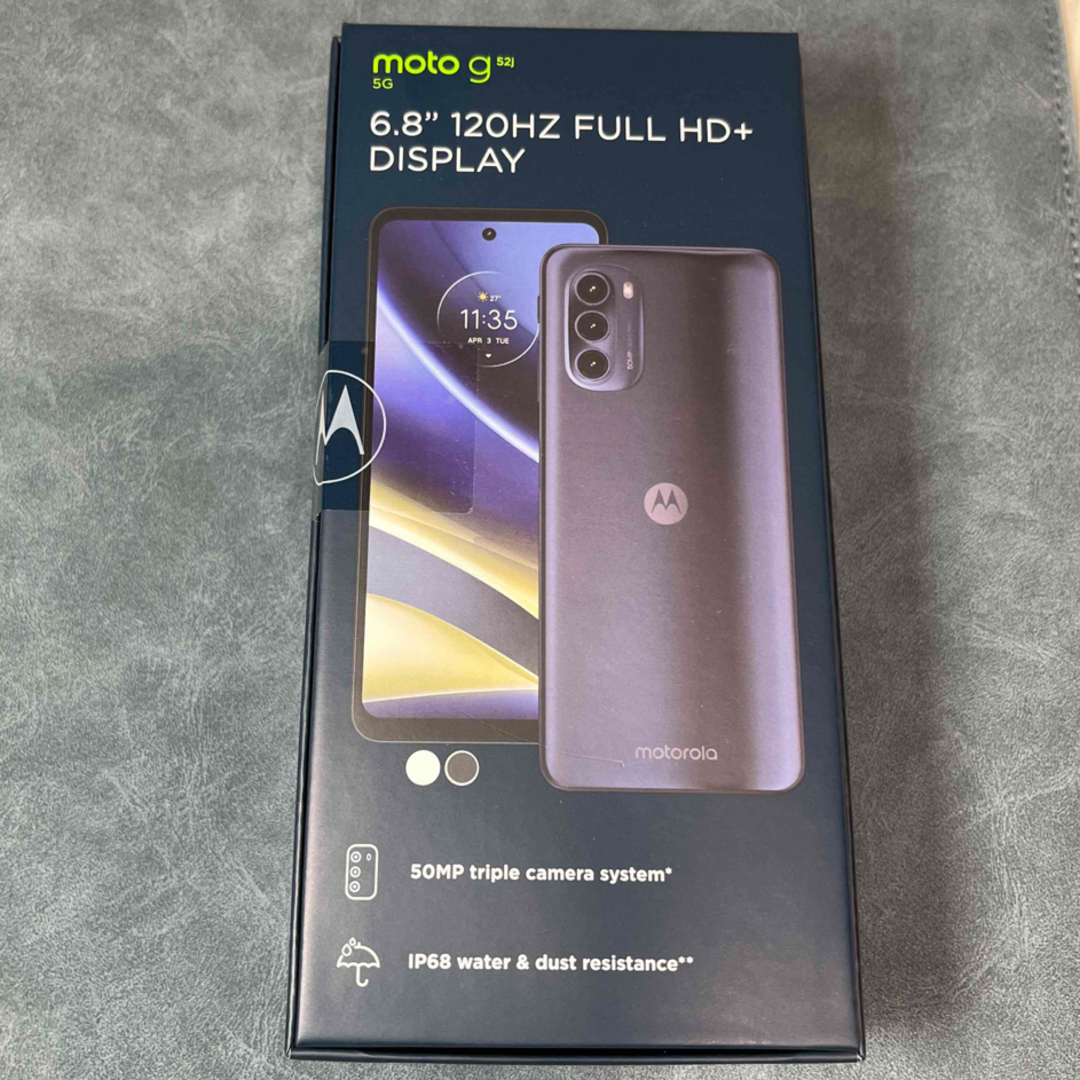 MOTOROLA スマートフォン moto g52j 5G パールホワイト PA