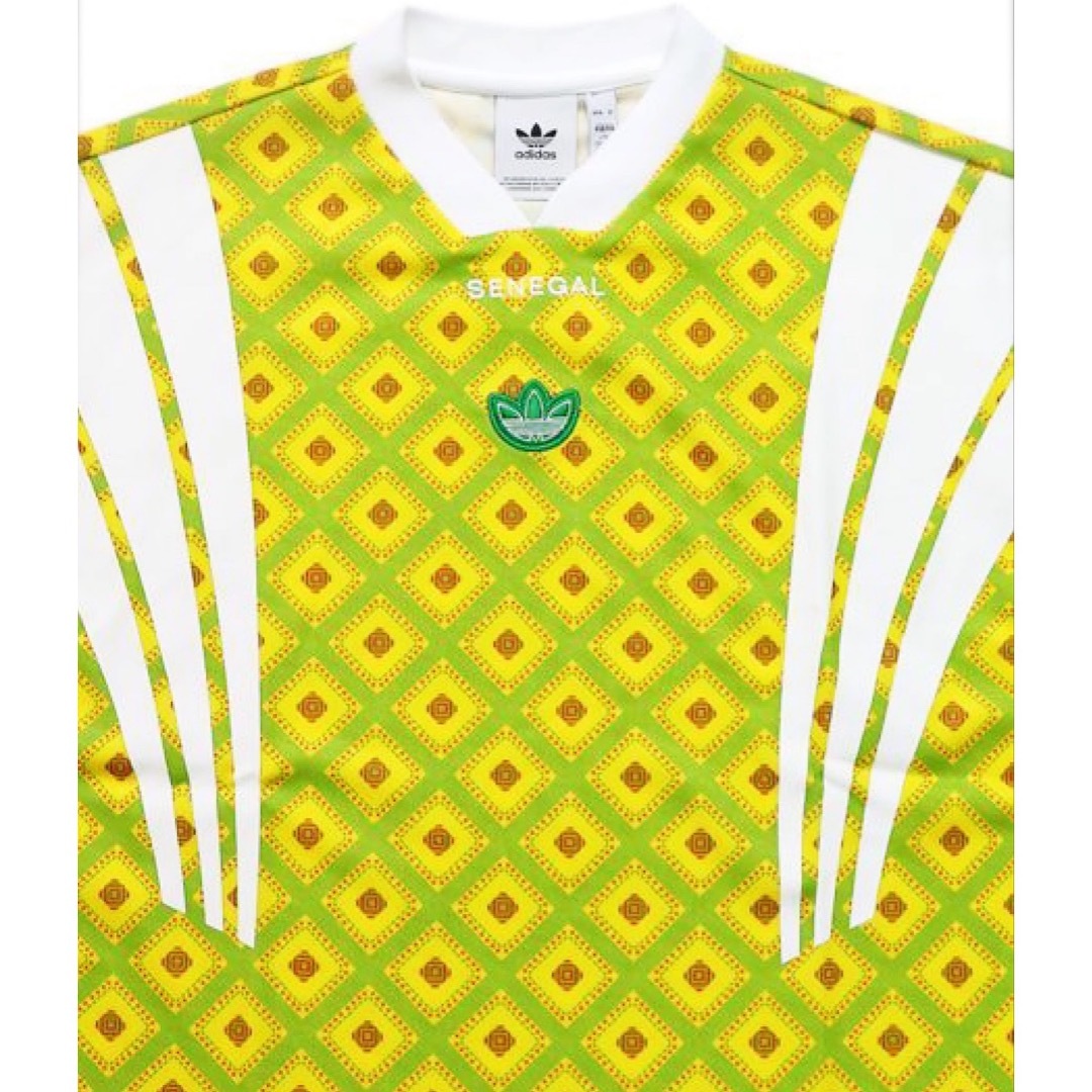 adidas(アディダス)のアディダス 国別 エスニック Tシャツ セネガル ジャージ ゲームシャツ 花柄 メンズのトップス(Tシャツ/カットソー(半袖/袖なし))の商品写真