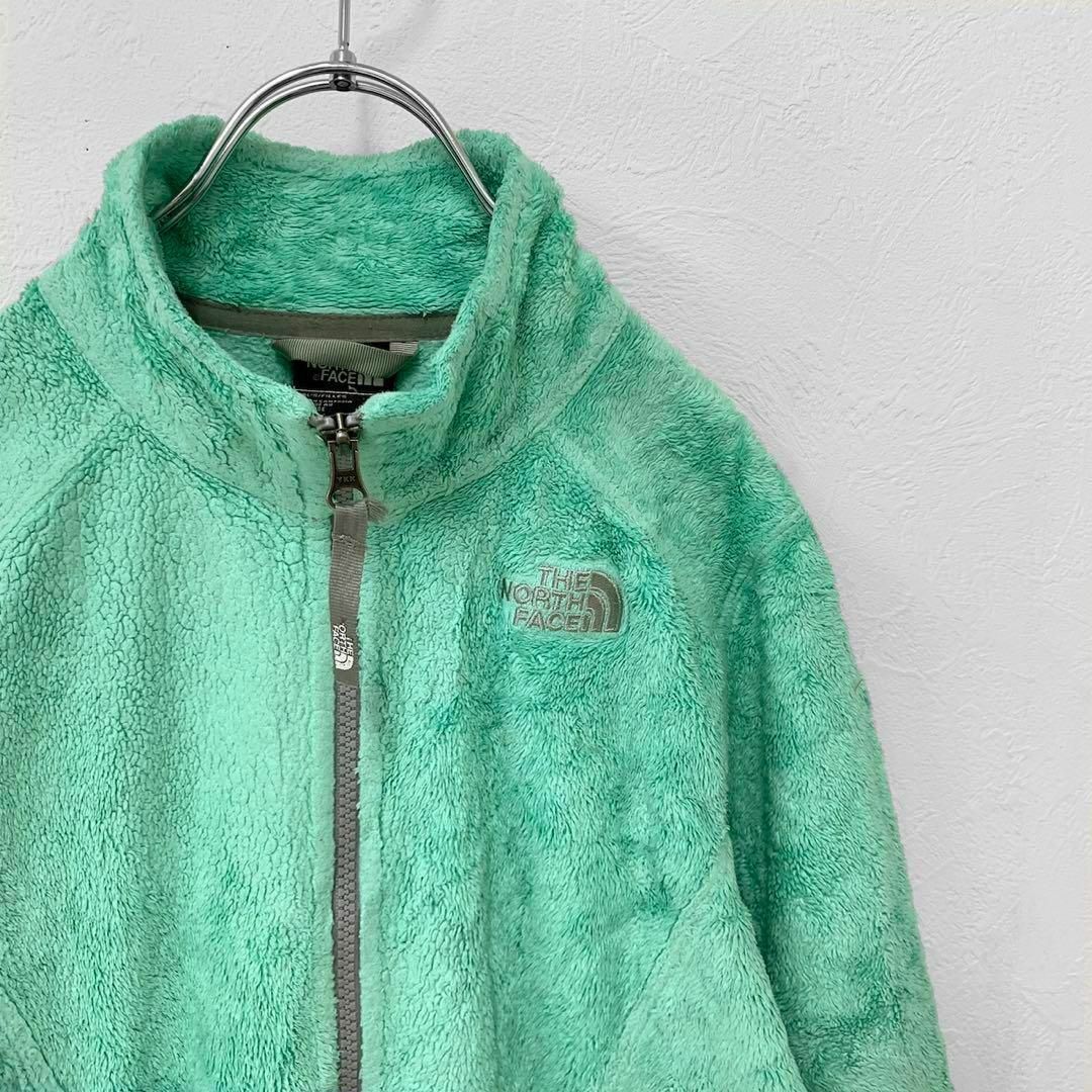 THE NORTH FACE(ザノースフェイス)の【海外限定】ノースフェイス ジップアップ 刺繍 ロゴ フリース ボア ジャケット レディースのジャケット/アウター(ブルゾン)の商品写真