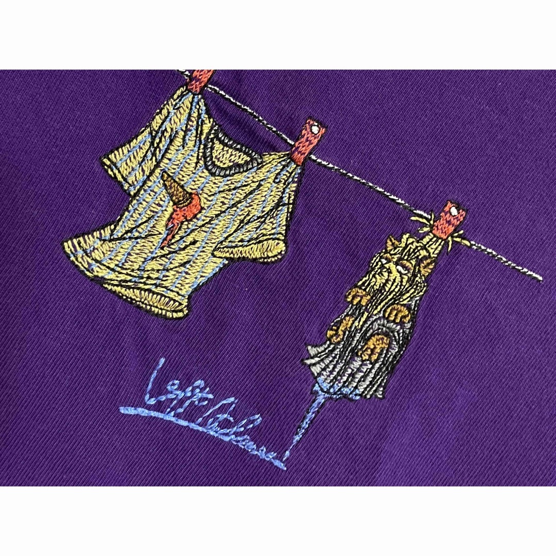 LEFT ALONE レフトアローン　刺繍&バックプリント半袖Tシャツ　XL メンズのトップス(Tシャツ/カットソー(半袖/袖なし))の商品写真