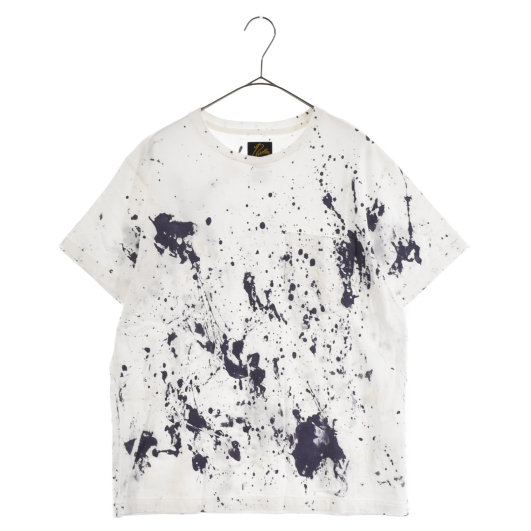 Needles ニードルス ND Papillon Emb Paint S/S ポプリン ペイント ポケットTシャツ ホワイト