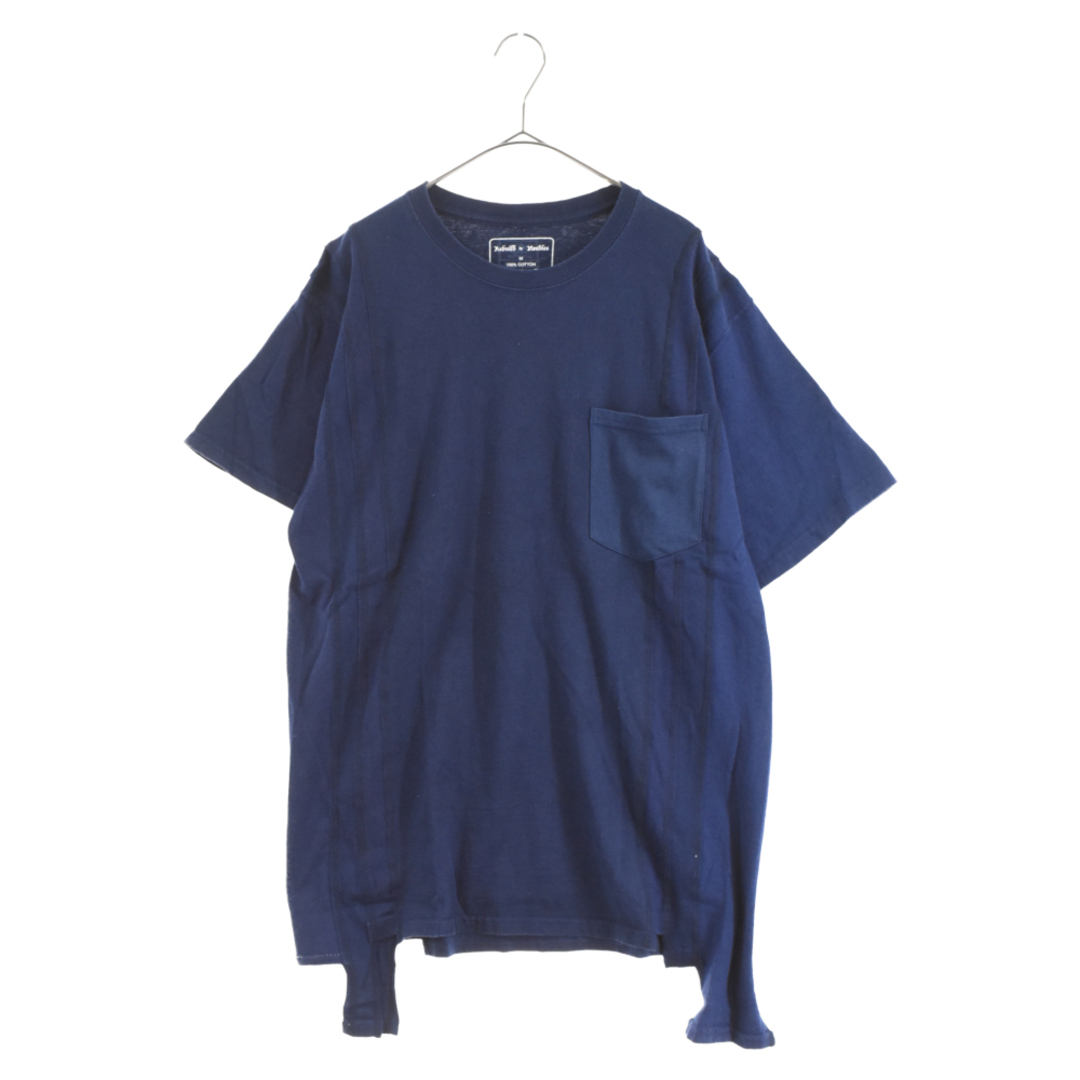 Rebuild by needles リビルドバイニードルス ND Rebild 7Cuts Solid S/S 再構築 ソリッド カットソー 半袖Tシャツ ネイビー