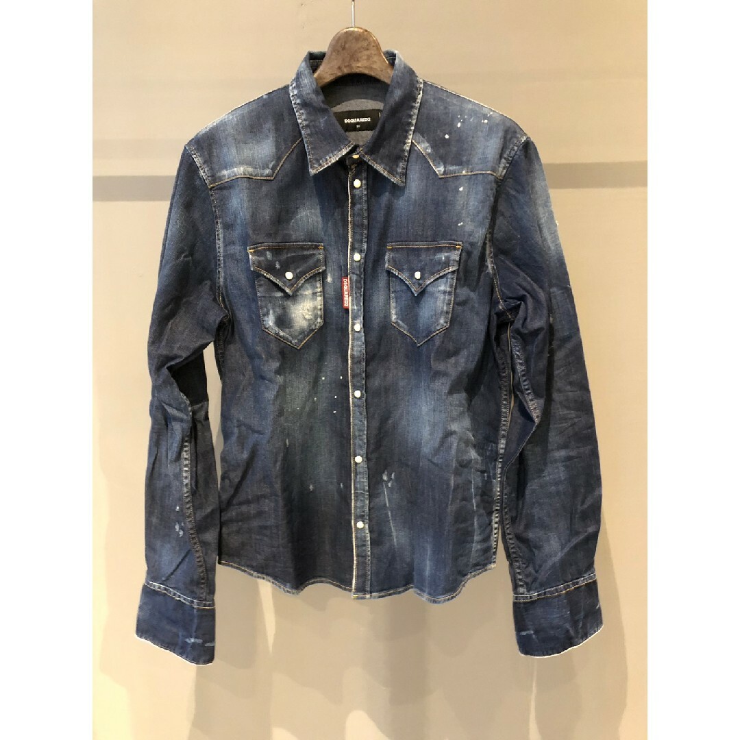DSQUARED2 - 定価12万 DSQUARED2 デニムシャツ 新作の通販 by だぁ's