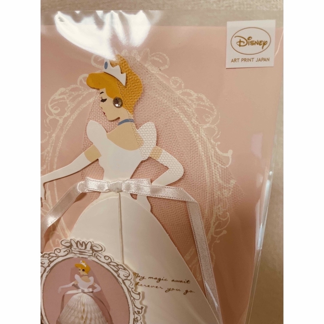 Disney(ディズニー)の新品未使用♡ウェディングドレス♡ディズニープリンセス♡レター♡セット♡ ハンドメイドの文具/ステーショナリー(カード/レター/ラッピング)の商品写真