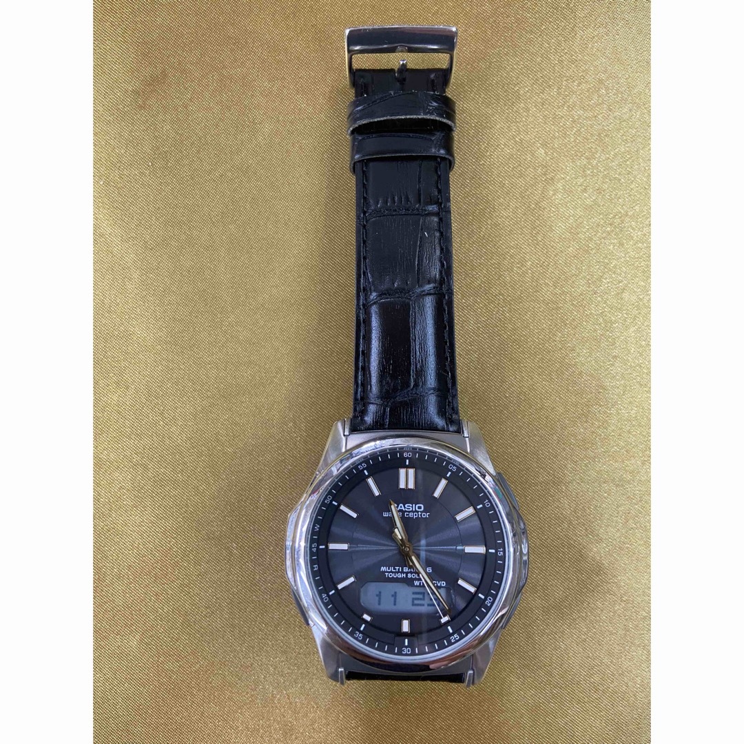 CASIO(カシオ)のカシオ☆－WVA-６３０☆ウェーブセプター☆メンズ腕時計☆USED品☆ メンズの時計(腕時計(アナログ))の商品写真