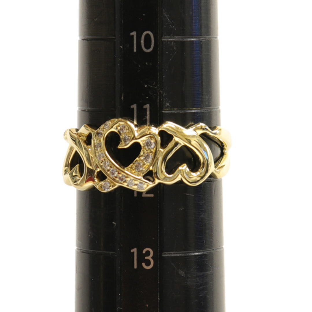 Tiffany & Co.(ティファニー)の （新品仕上げ済）ティファニー TIFFANY ラビングハート ダイヤ リング K18 YG イエローゴールド × ダイヤ 指輪 約11.5号 8864 レディースのアクセサリー(リング(指輪))の商品写真