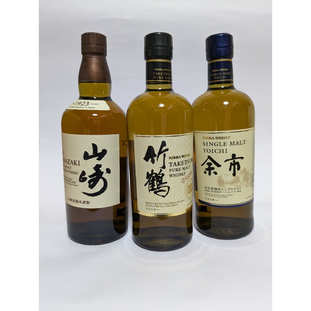 余市 宮城峡 700ml 3本 - ウイスキー 余市 宮城峡 700ml 3本 - ウイスキー