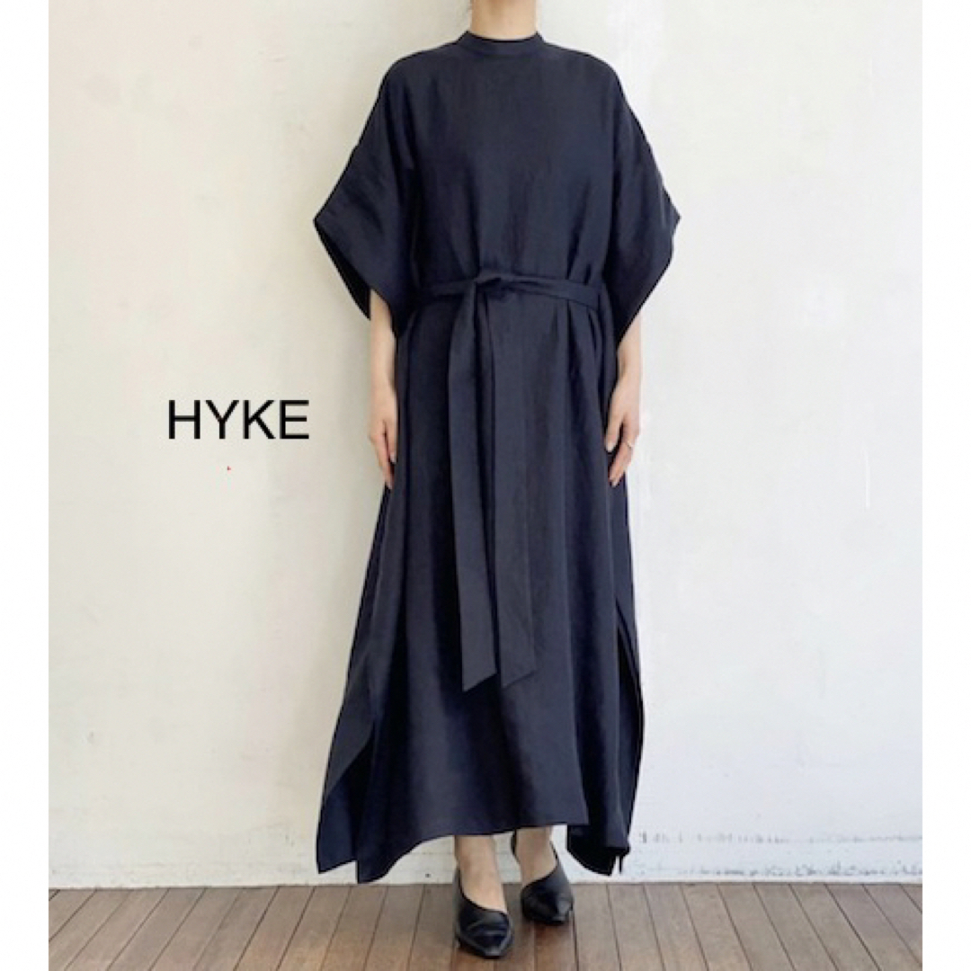 HYKE(ハイク)のHYKE リネンドレス  サイズ1  レディースのワンピース(ロングワンピース/マキシワンピース)の商品写真