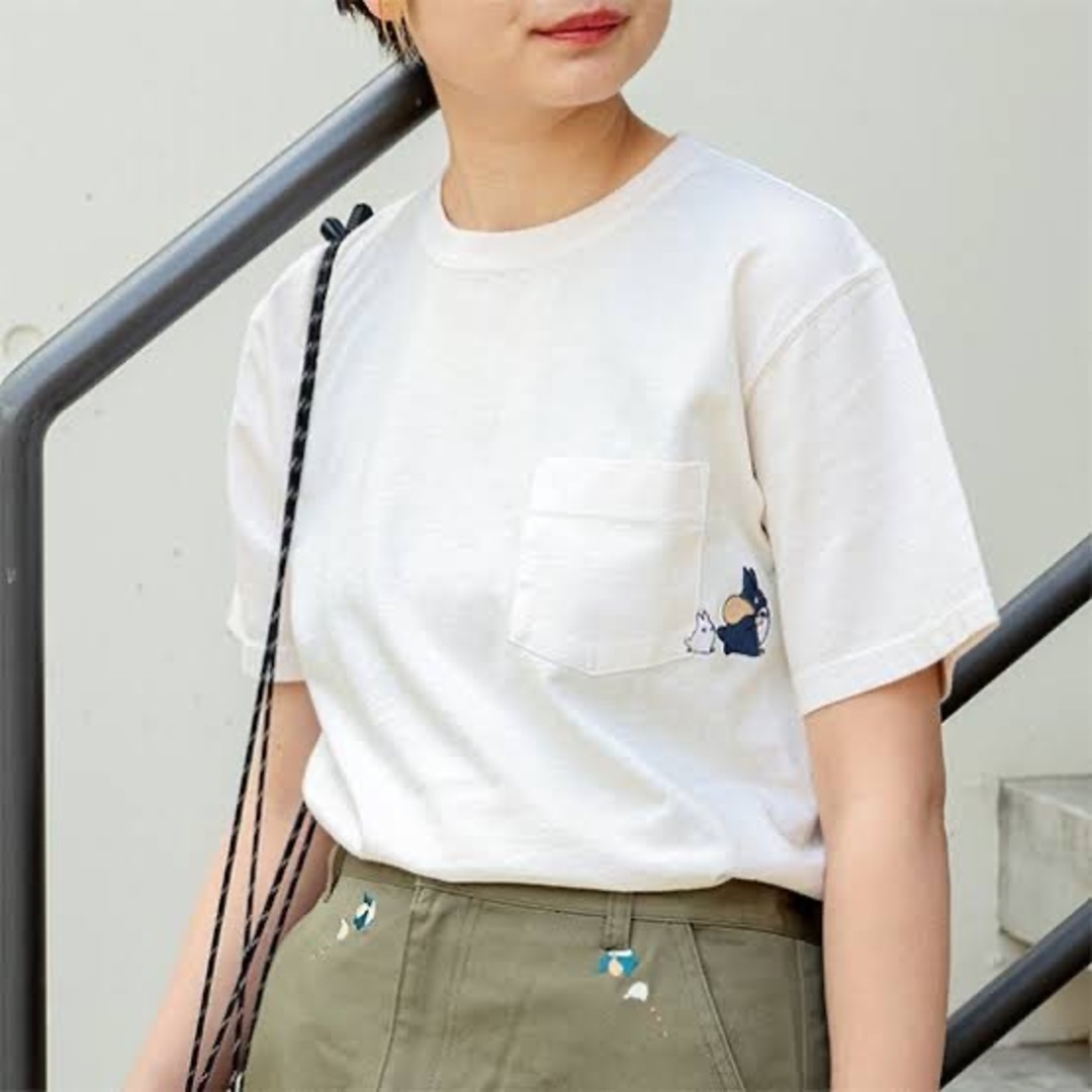 ジブリ - 【GBL】となりのトトロ Good On コラボポケット刺繍Tシャツ トトロ