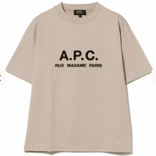 アーペーセー(A.P.C)の※最終値下げ　A.P.C BEAMS 別注　Tシャツ ベージュ(Tシャツ(半袖/袖なし))