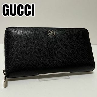 グッチ(Gucci)の専用　グッチ 長財布 ドリアン GGメタル ラウンドファスナー ブラック(長財布)