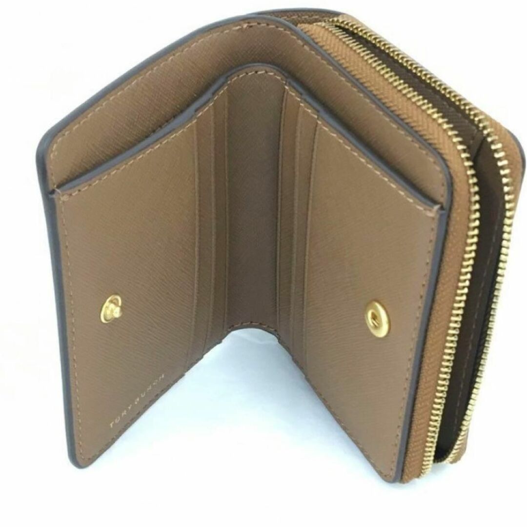 新品未使用品‼️✨トリーバーチ サフィアーノ 二つ折り財布 キャメル